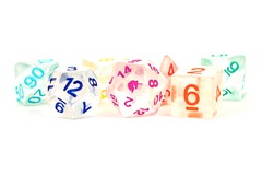 FanRoll Resin 7-Die Set - Unicorn Rainbow Ice